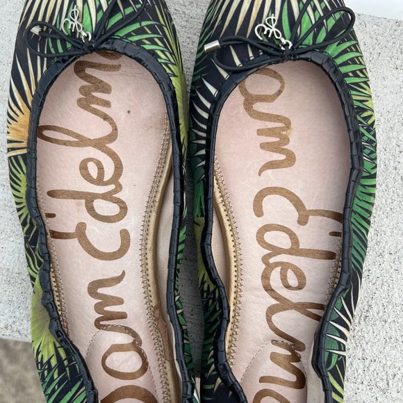 Sam Edelman FELICIA Novelty Tropical Ballet Flats Shoes size 10 - Picture 6 of 9